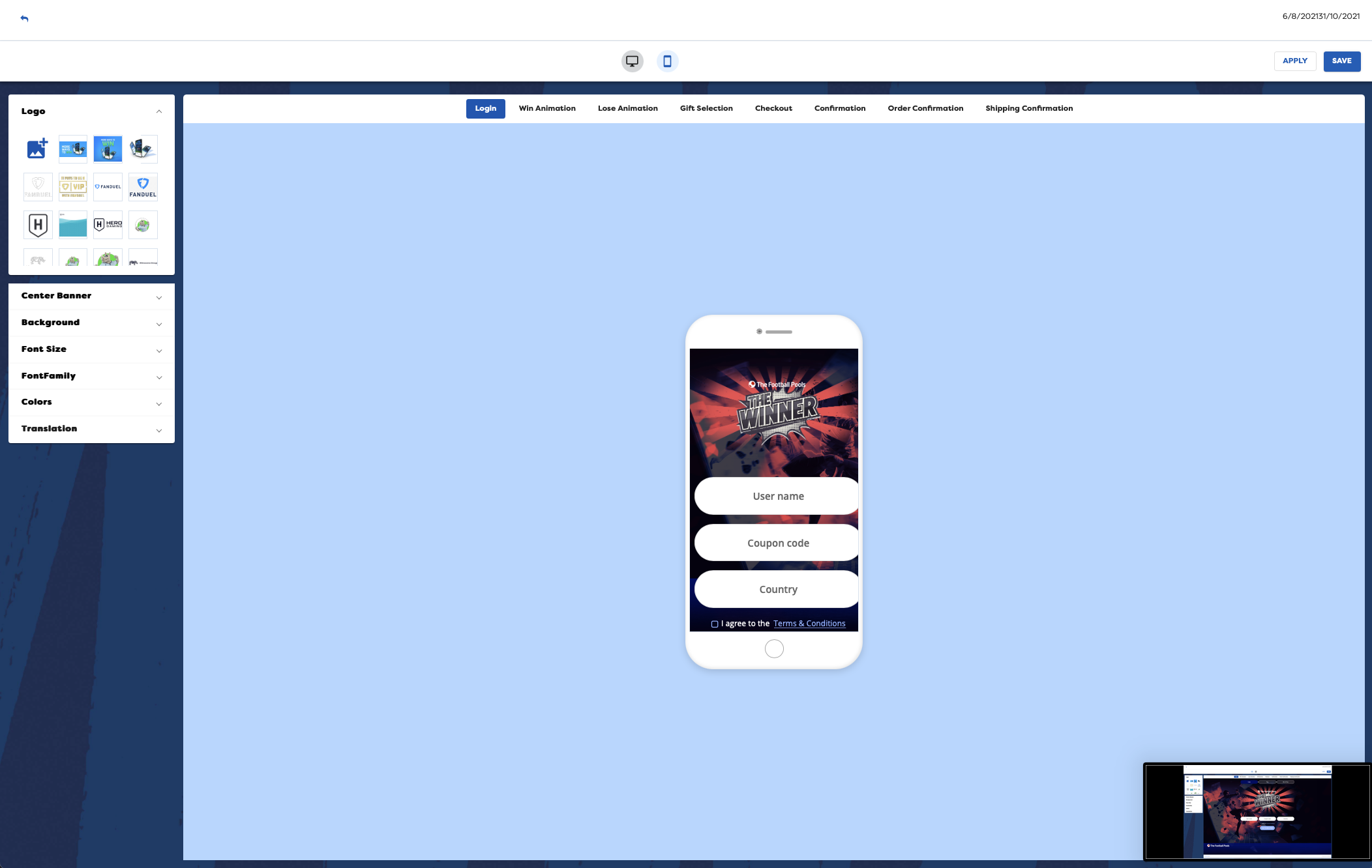 screenshot of Gift & Go